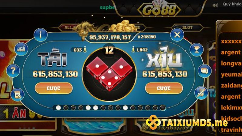 Tài xỉu Go88 là cổng game online đổi thưởng phát triển thần tốc